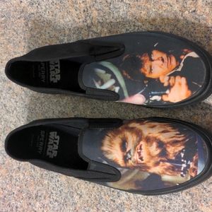 Sperry Star Wars Mens Loafers Slip On Shoes 11 New Loafer Chewbacca Han Solo 😍